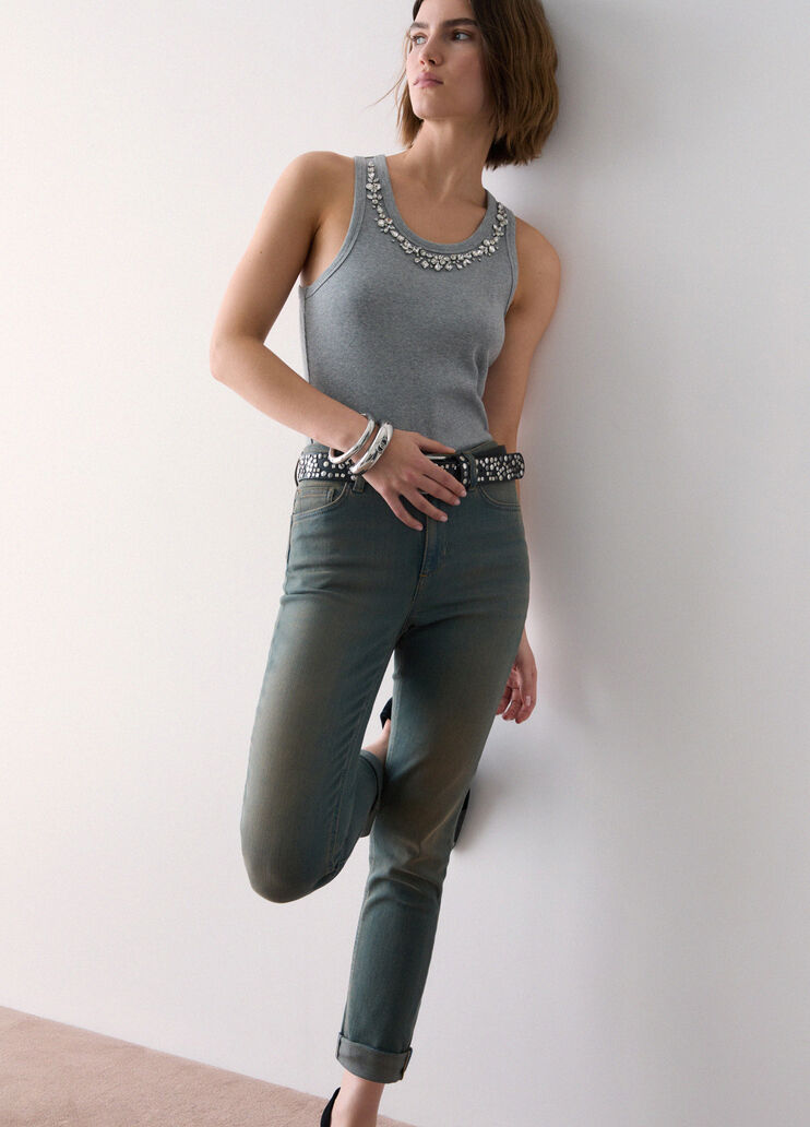 Jeans skinny cropped Amazing Fit denim blu Liu Jo - medium